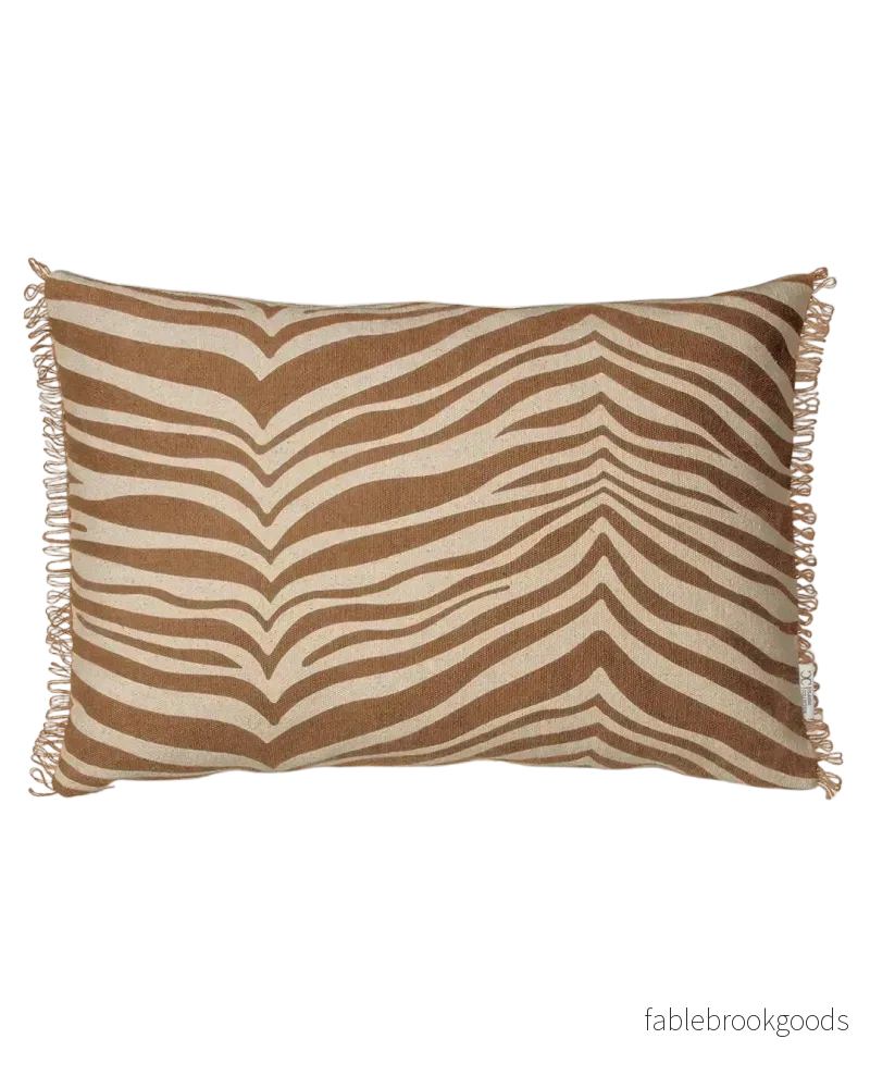 Kudde Zebra Glazed Ginger