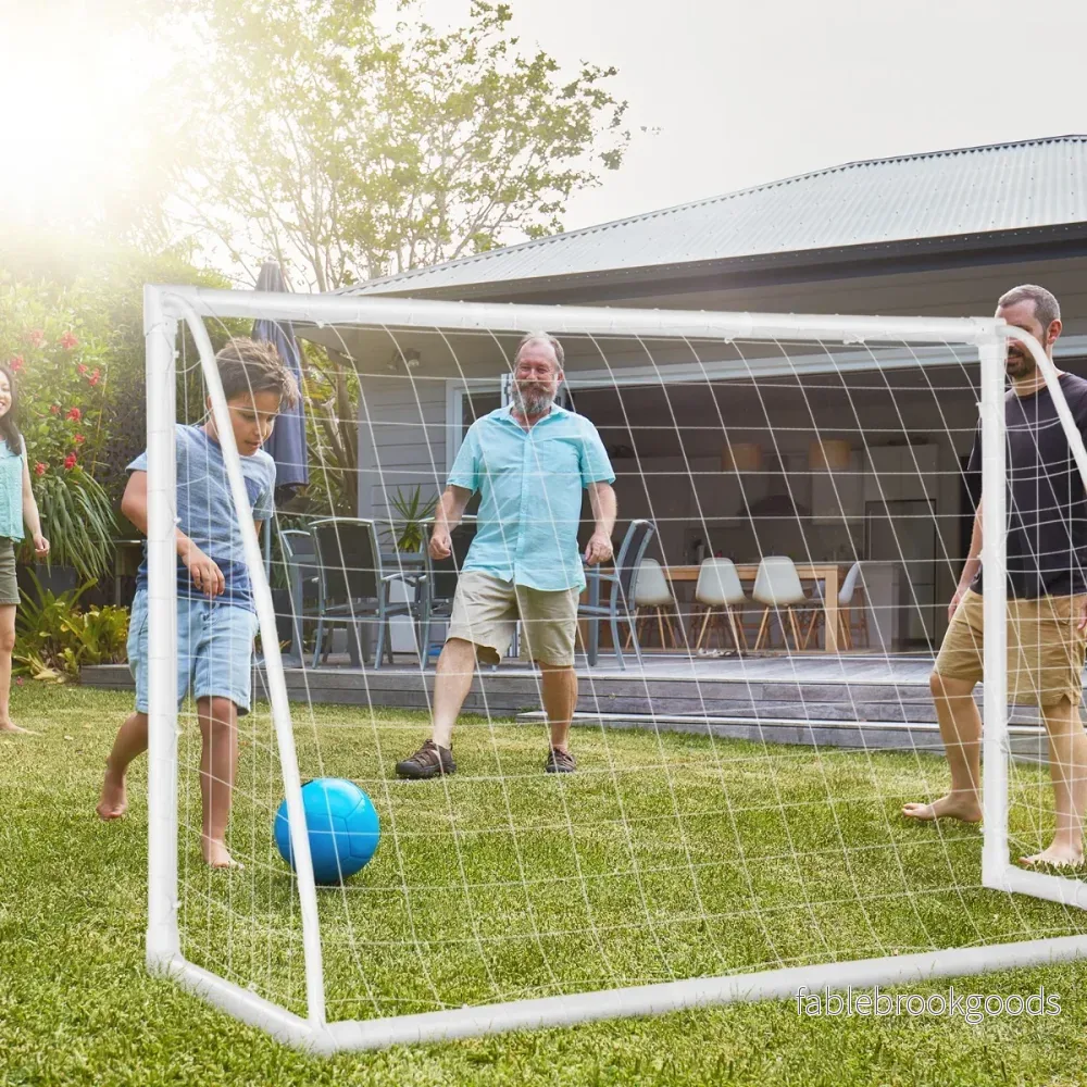 Barnfotbollsmål – för spel och träning av tonåringar från år – 6 180 x 120 cm – Vit