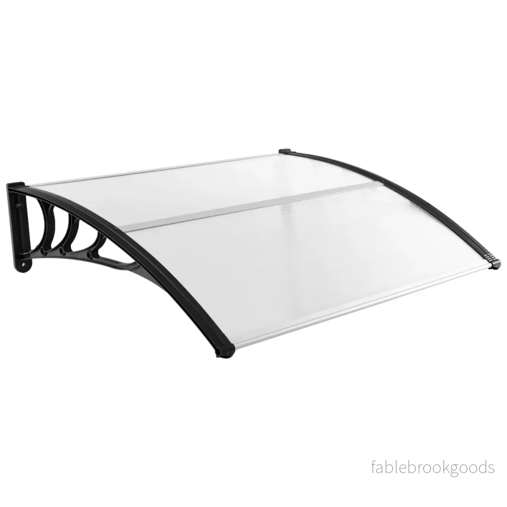 Kapell – för ytterdörr pent – 122 x 99 cm – Svart