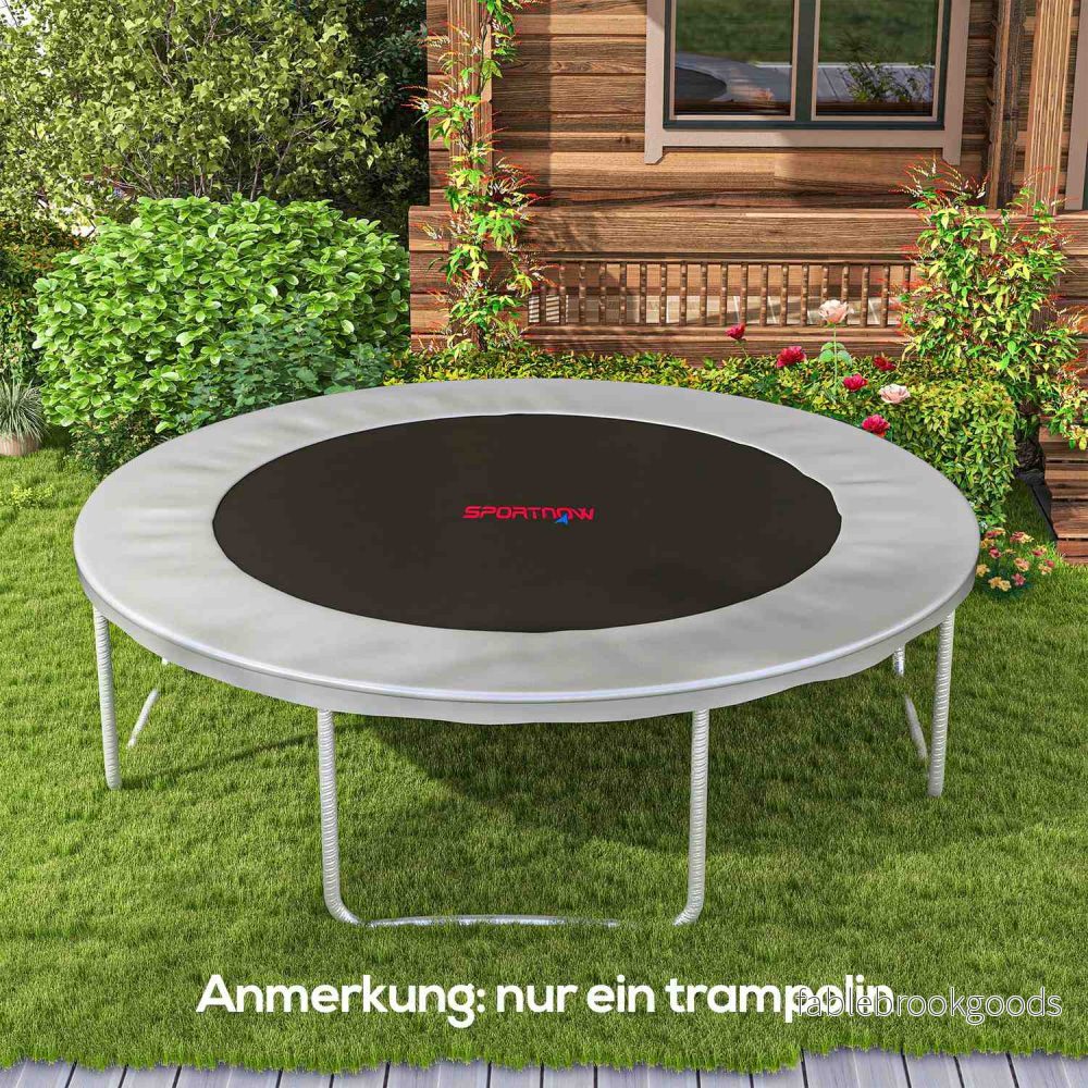 Ersättningsmatta för studsmatta, rund, 3,66 m, polypropen, orange - Bild 2