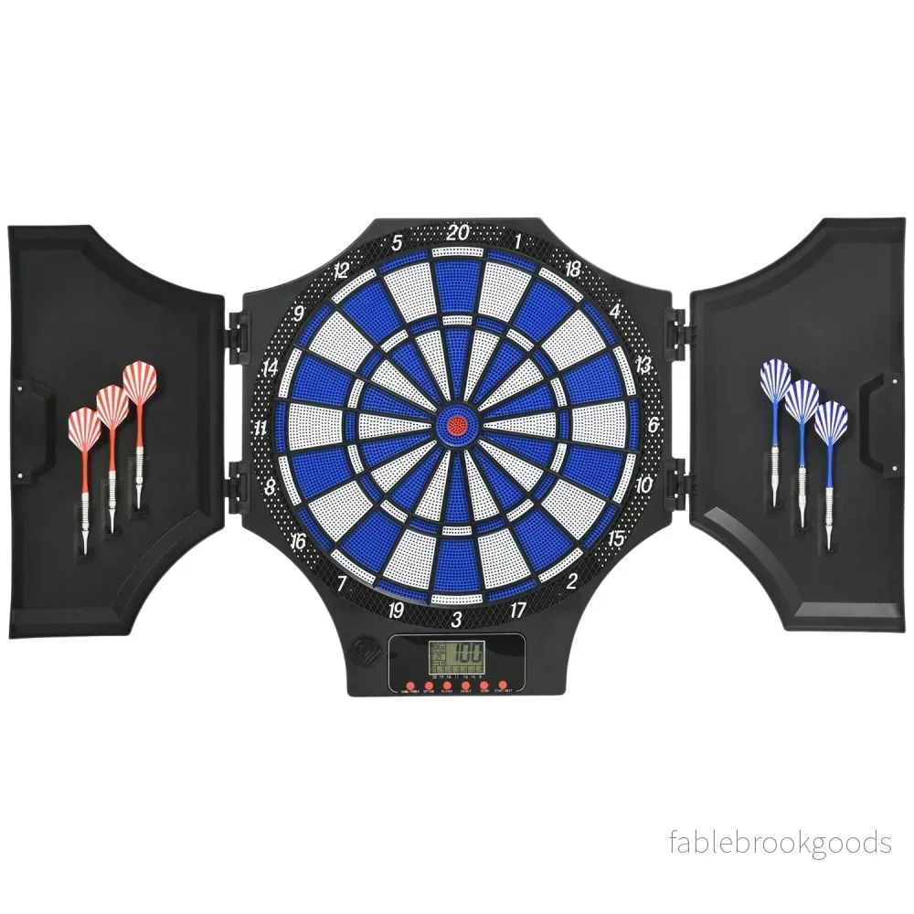 Elektronisk darttavla med 12 pilar, LCD-skärm, 8 spelare Elektronisk darttavla med 12 pilar, LCD-skärm, 8 spelare