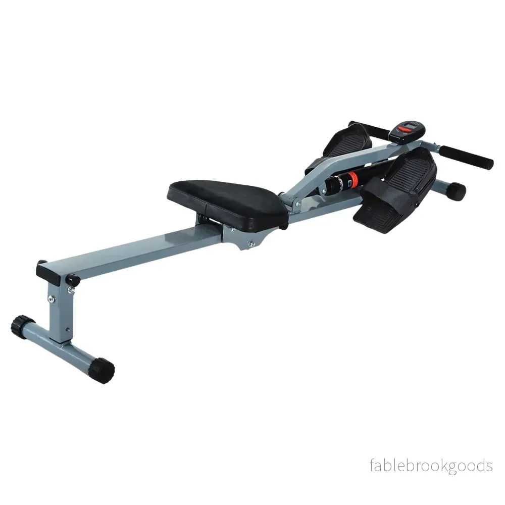 Roddmaskin Motionscykel med LCD, Stålram, Grå