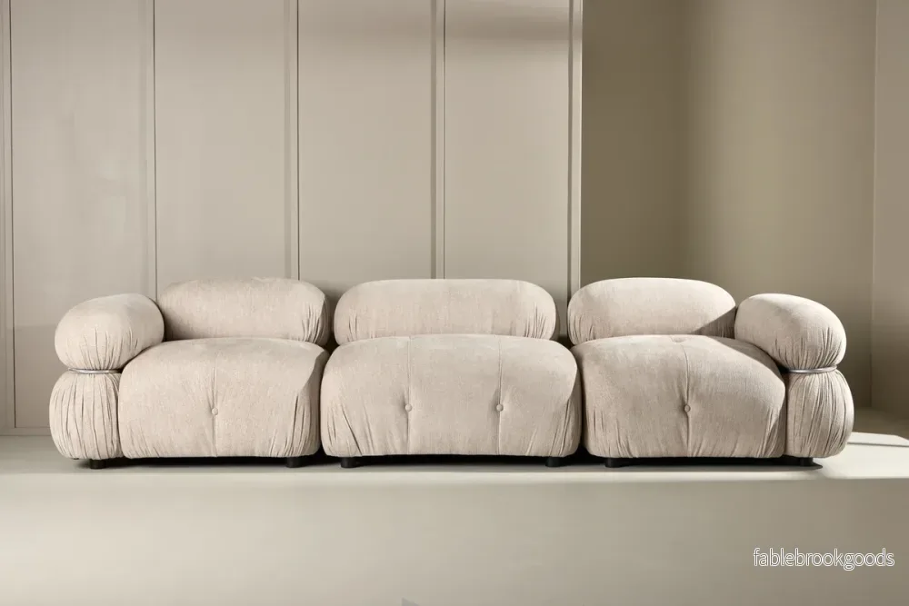 Mika Soffmodul Beige 3-sits | Venture Home Mika Soffmodul Beige 3-sits | Venture Home