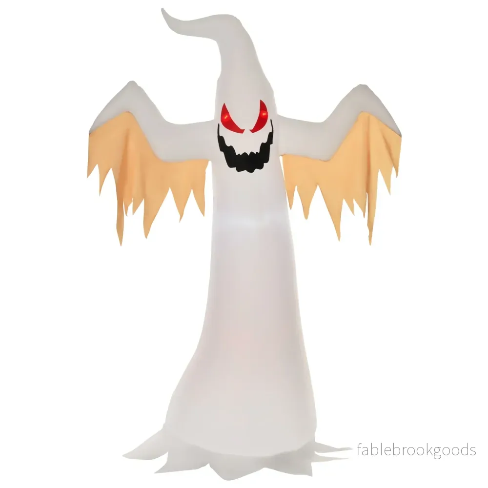 Uppblåsbar Halloween Ghost, 2,4M, LED-lit, väderbeständig Uppblåsbar Halloween Ghost, 2,4M, LED-lit, väderbeständig