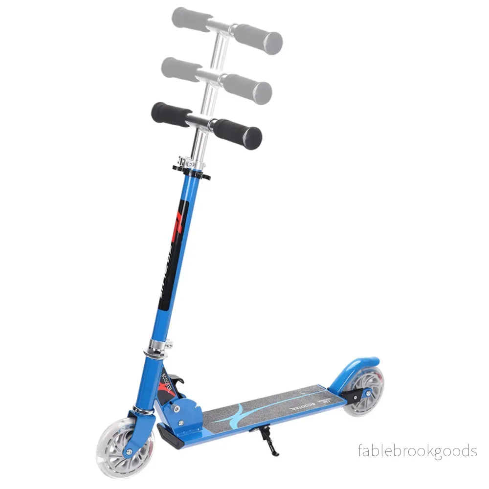 Scooter – Roller Kick Barnskoter City hopfällbar upp till – 70 kg – Blå - Bild 3