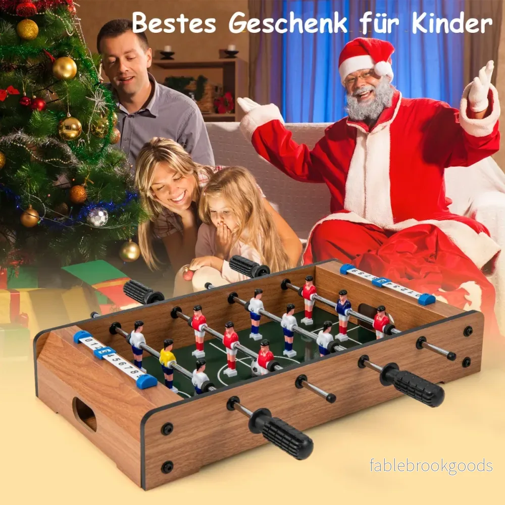 Minifotbollsbord – för spelare, platsbesparande med robust handtag, – 2 51 x 30,5 x 9 cm – Natur - Bild 2