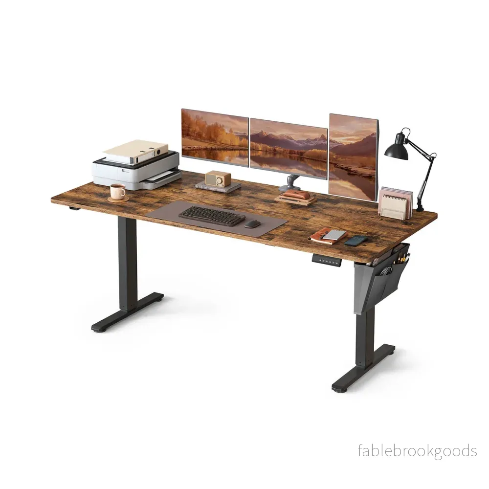 Elektriskt skrivbord – Justerbar i höjdled – 4 minnespositioner – USB C snabbladdare – 180 x 80 cm Elektriskt skrivbord – Justerbar i höjdled – 4 minnespositioner – USB C snabbladdare – 180 x 80 cm