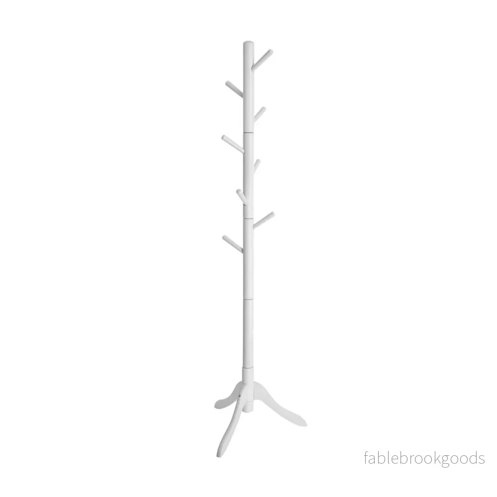 Klädhängare – modern design – vit Klädhängare – modern design – vit
