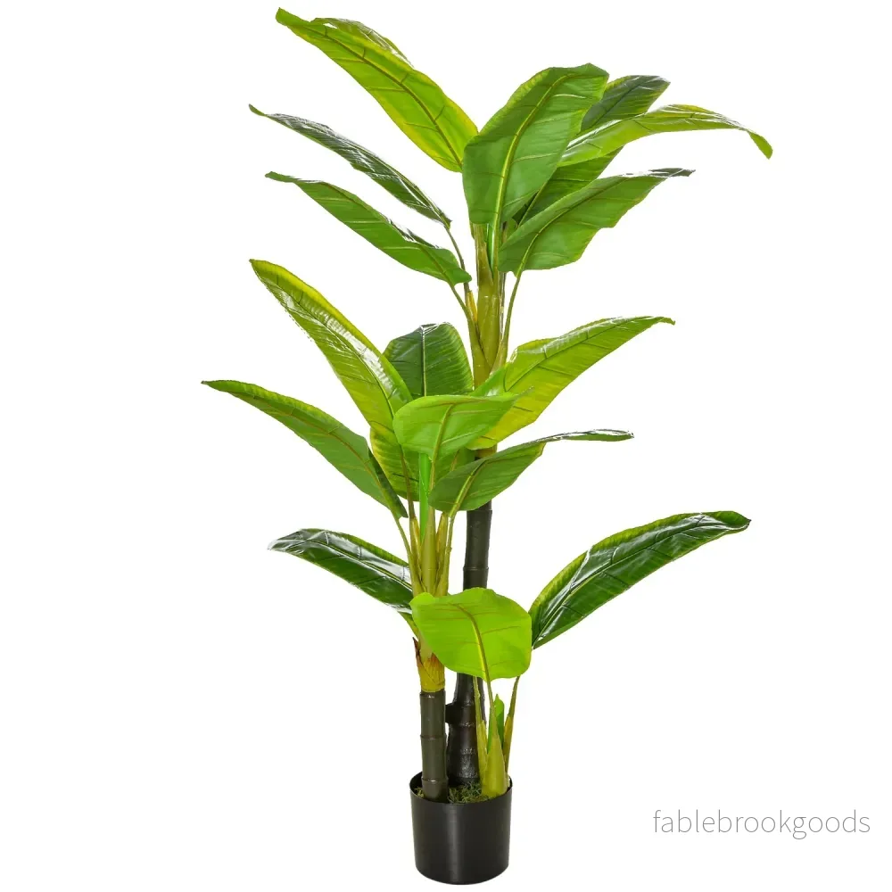 Konstgjord bananträd, 150cm, Inomhus/Utomhusdekor
