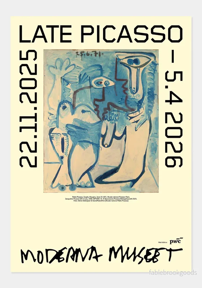 Poster, Pablo Picasso, Couple, Mougins Poster, Pablo Picasso, Couple, Mougins
