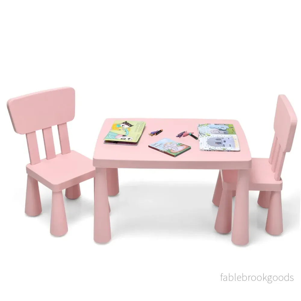 Barnbord – och stolar st Barnsittgrupp Barnmöbelset – 2 3 – Rosa