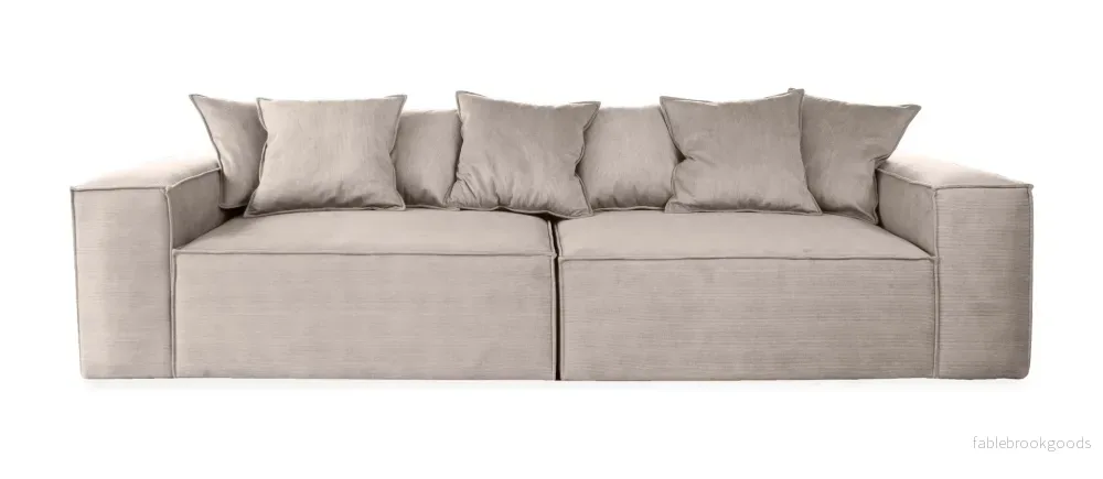 Stockholm 4-seater Sofa, exclusive Corduroy, Mole, removable & washable covers Stockholm 4-seater Sofa, exclusive Corduroy, Mole, removable & washable covers