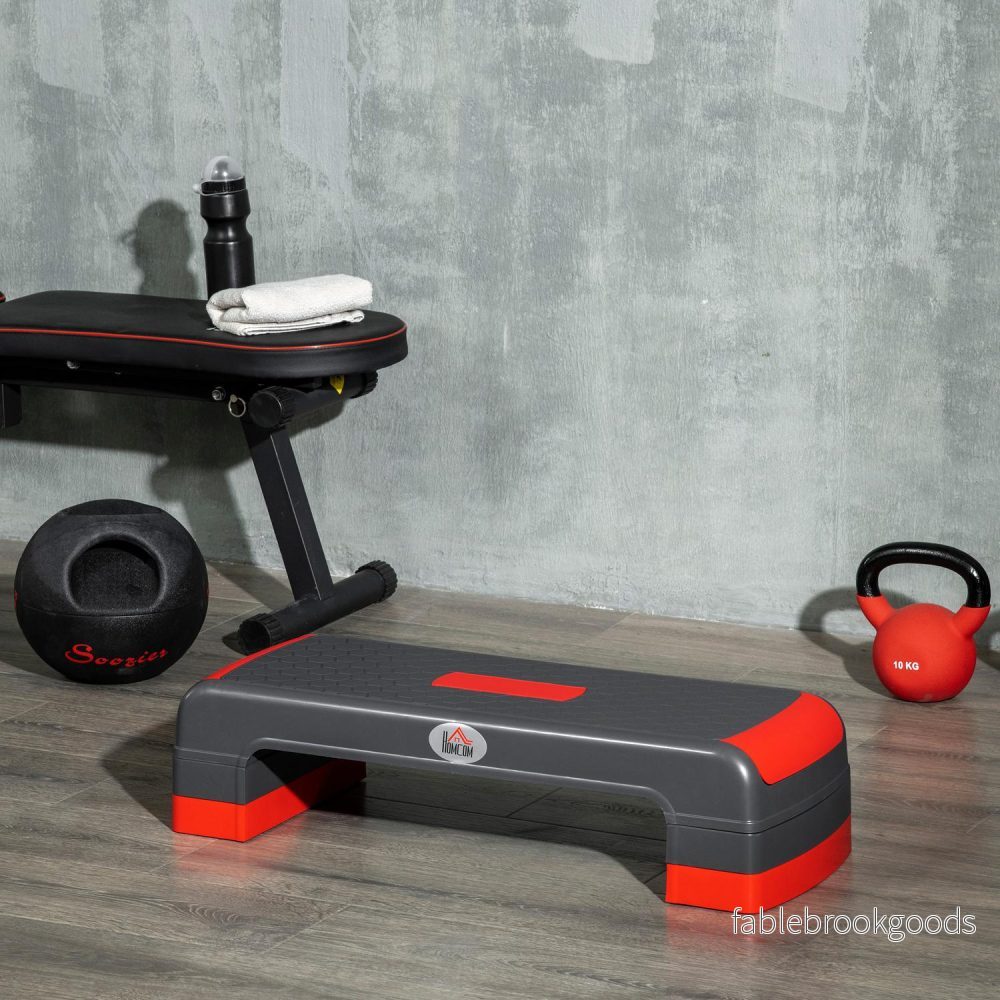 Höjdjusterbar Aerobic Step Board, 3 nivåer, 150 Kg Max