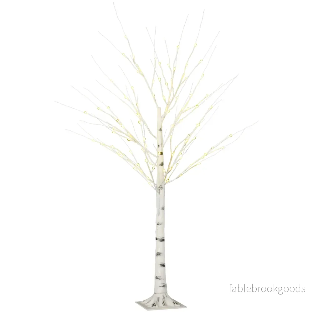 150 cm LED Konstgjord Björk – Jul & Festdekor