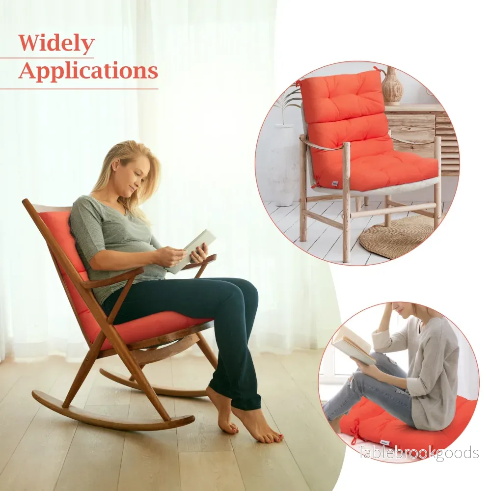 i – Stols med Högt, Justerbart Ryggstöd – 2 1 – Orange - Bild 3
