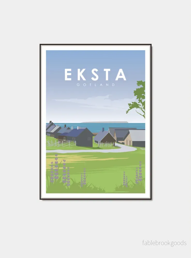 Eksta - Gotland poster