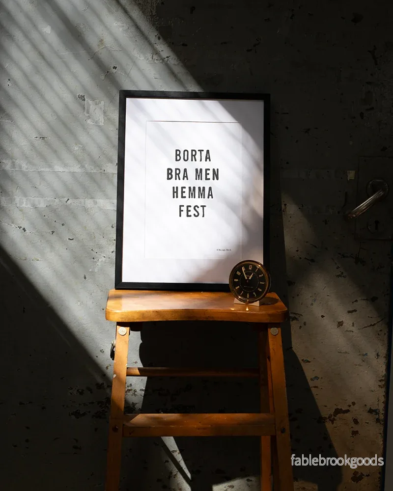 Borta bra | Stansad Borta bra | Stansad
