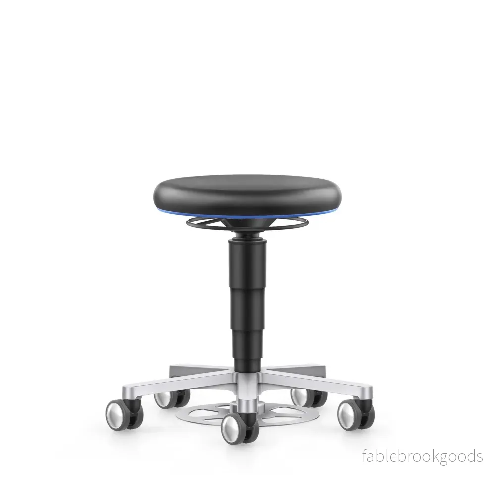 Stool arbetspall, konstläder, fotpedal Stool arbetspall, konstläder, fotpedal