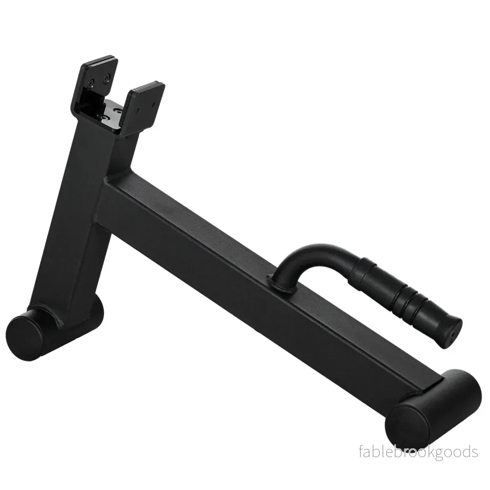 Barbell Jack Deadlift Jack med halkfritt grepp marklyft skivstångsjack 50 x 12 x 33 cm svart