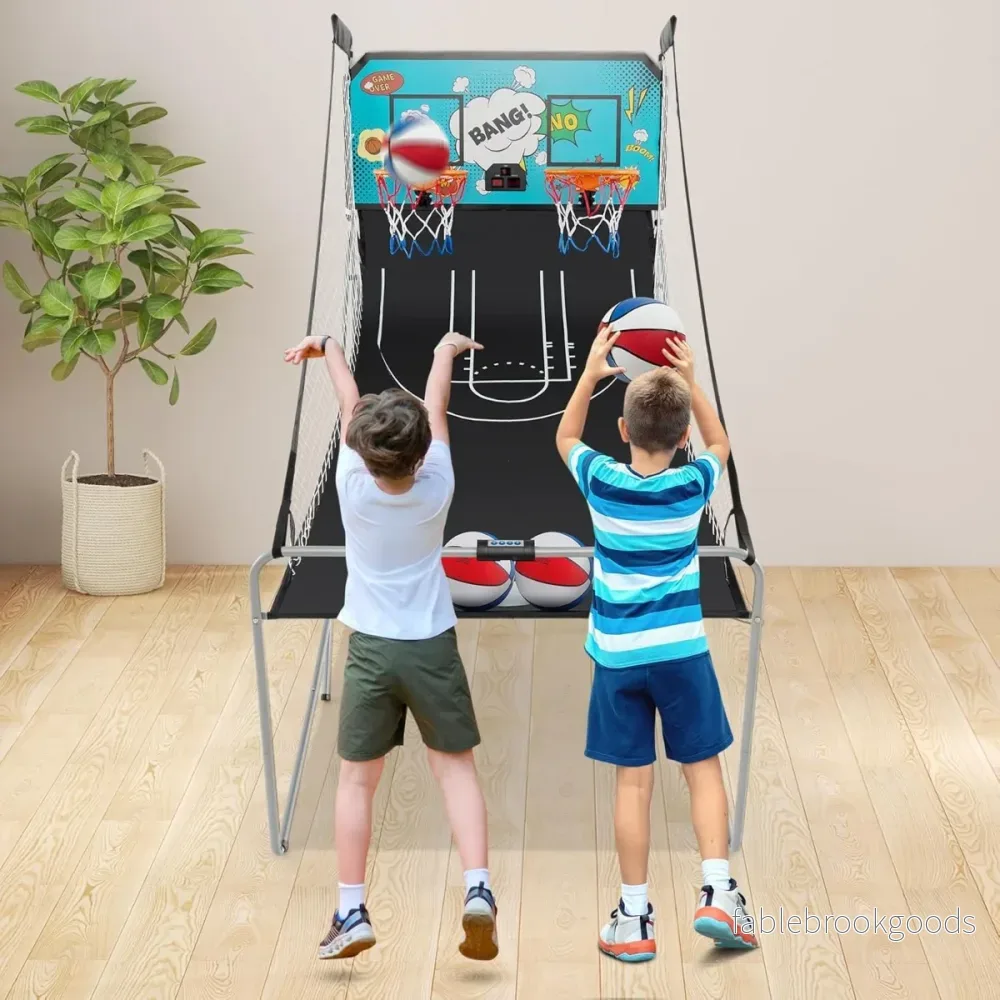 i – Basketautomat Fällbar Elektrisk Basketställning Skjutmaskin – 8 1 – Grön - Bild 3