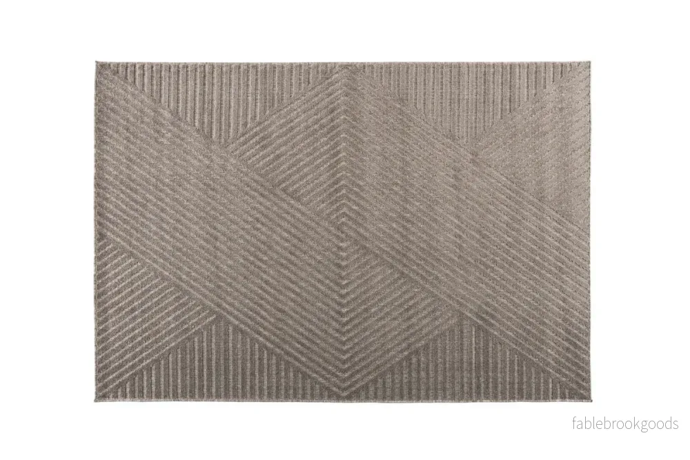 Aron Matta 290x200 cm Brun – Modern Luggmatta | Venture Home - Bild 2