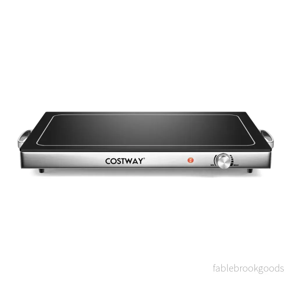 Kokplatta – Elektrisk matvärmare med 50-120℃ – 56 x 36 cm – Svart - Bild 2