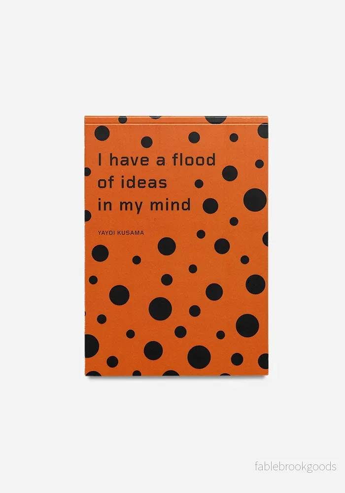 Anteckningsblock, ”I have a flood of ideas in my mind” – Yayoi Kusama