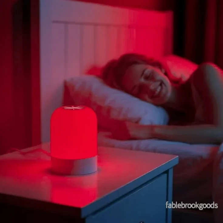 Red Sleep-Improving Therapy Lamp Meditation Relaxation LED Night Light