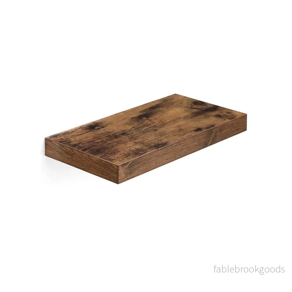 Vägghylla – Flytande hylla – 40 x 20 x 3,8 cm – Vintage brun Vägghylla – Flytande hylla – 40 x 20 x 3,8 cm – Vintage brun