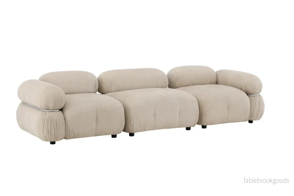 Mika Soffmodul Beige 3-sits | Venture Home - Bild 3