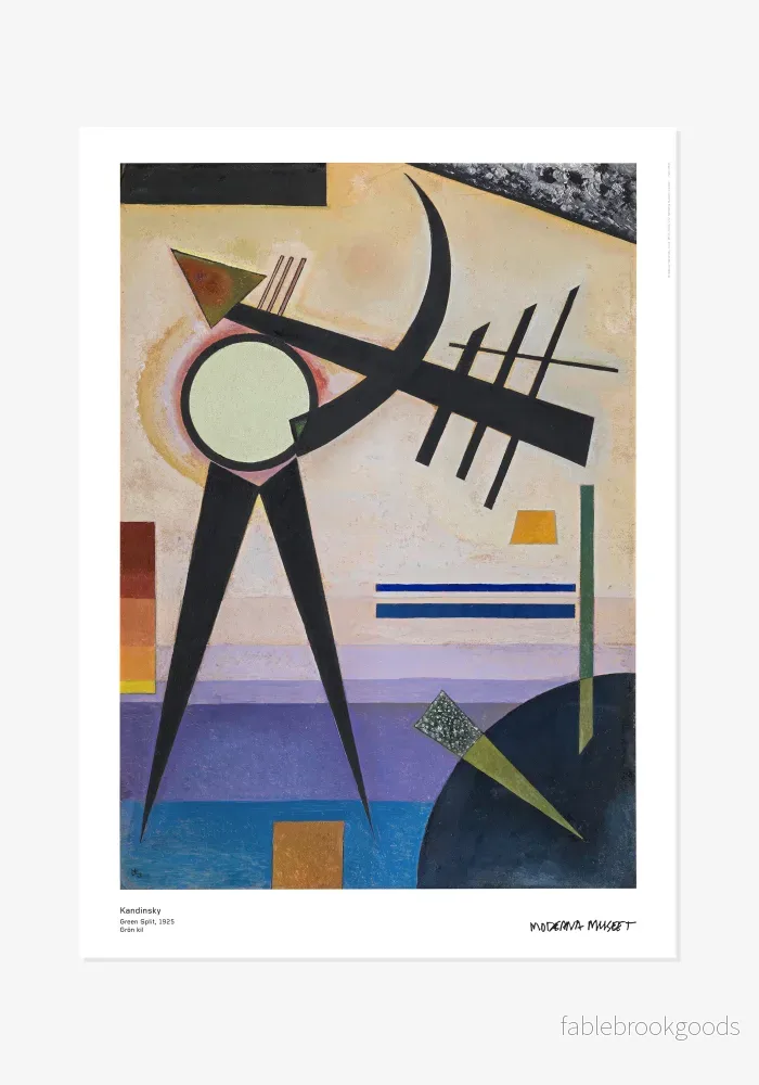 Poster, Wassily Kandinsky, Grön kil Poster, Wassily Kandinsky, Grön kil