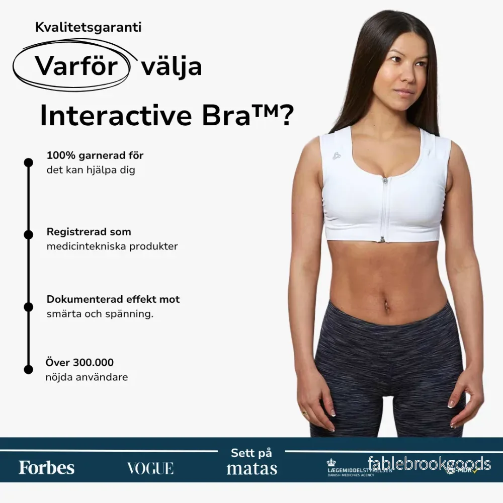AlignMe Interactive Bra - Vit (begränsade storlekar) - Bild 3