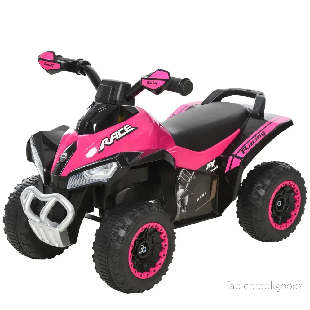 Pedal åkbil för småbarn, ljus & musik, rosa Pedal åkbil för småbarn, ljus & musik, rosa