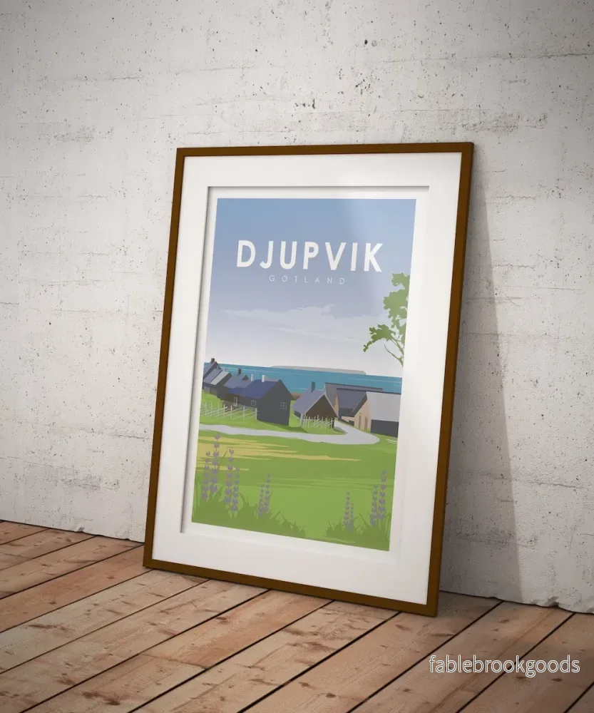Djupvik - Gotland poster - Bild 2