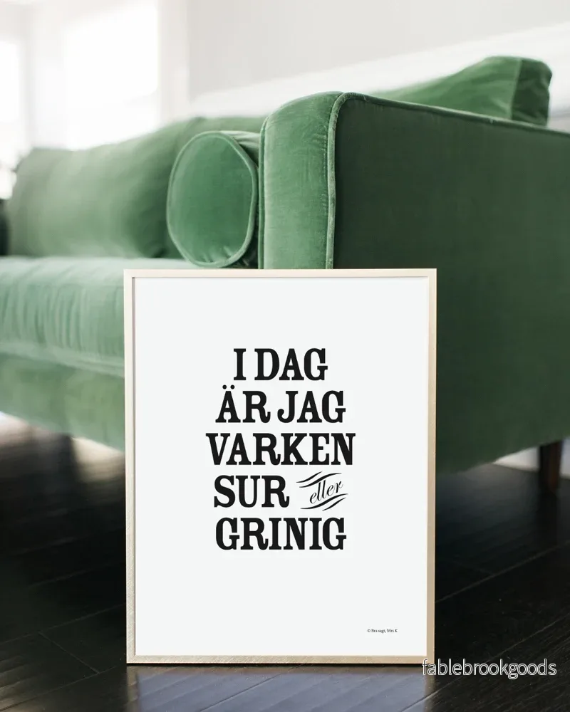Varken sur eller grinig | Klassiska serien Varken sur eller grinig | Klassiska serien