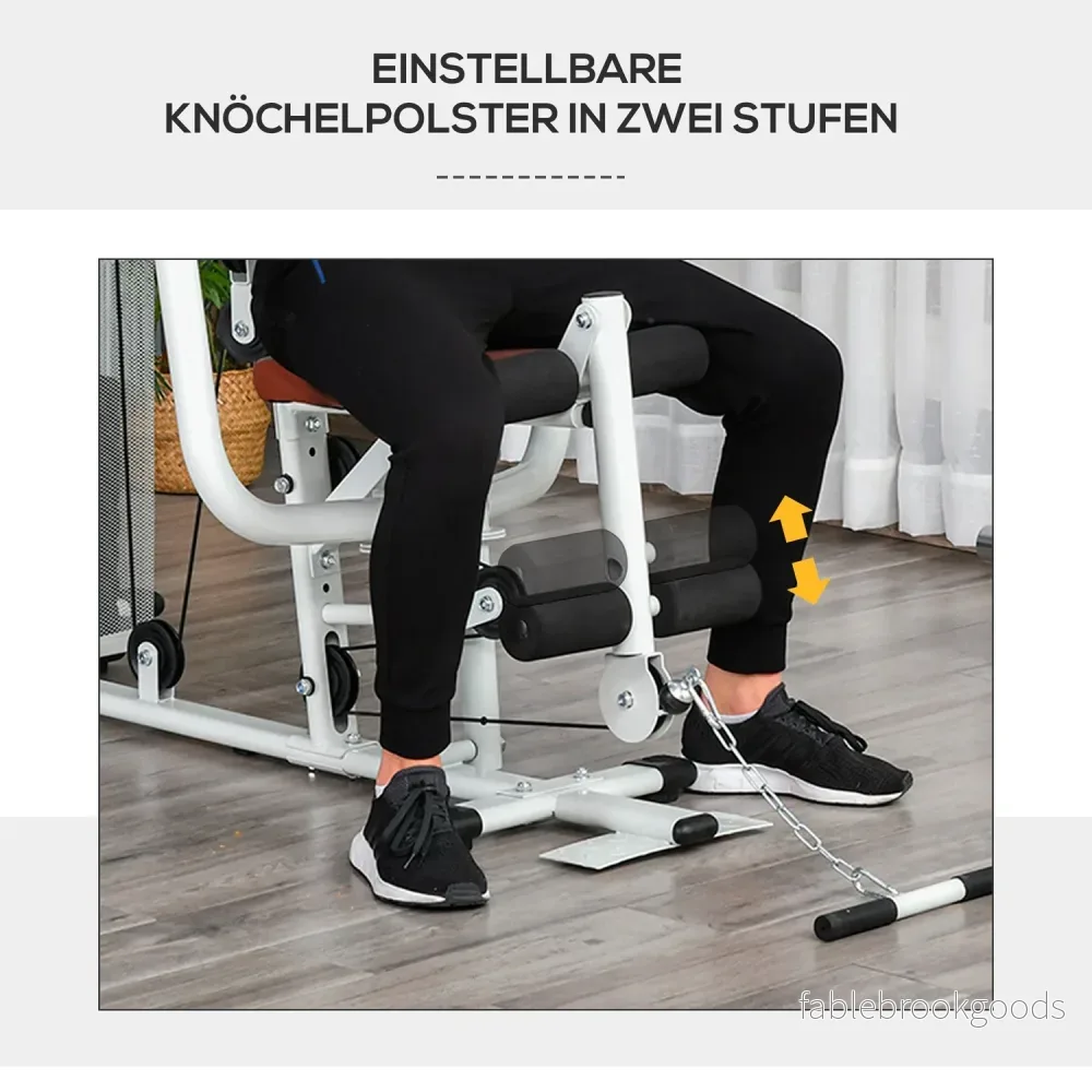 Home Gym Station, 45kg Totalt, Press Arm & Ben Developer - Bild 3