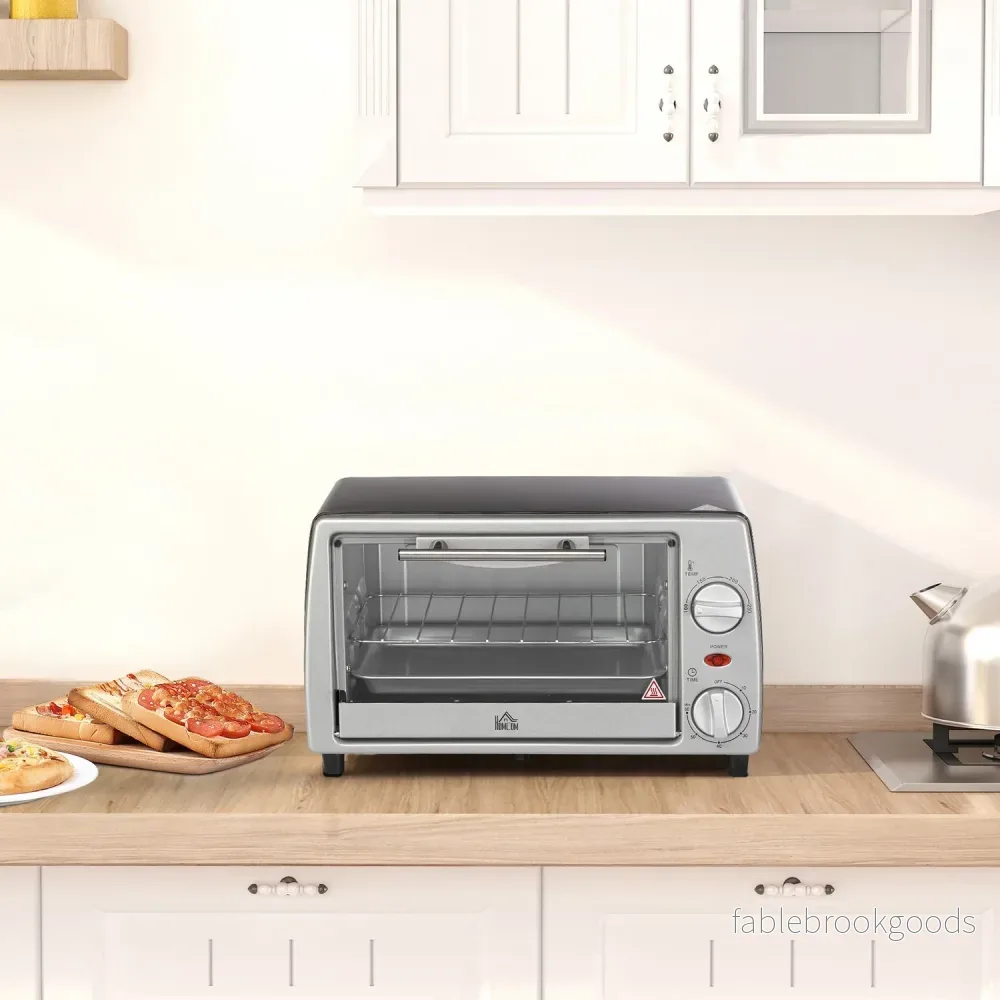 Elektrisk ugn 10L med justerbar temperatur, timer & grill - Bild 2