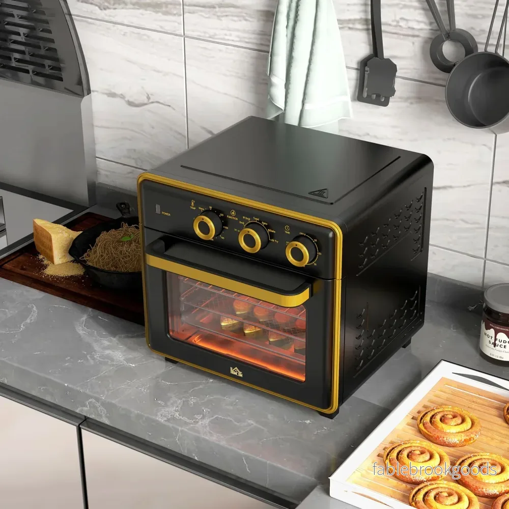 20L konvektionsminiugn – timer, grill, bakplåt, 1400W - Bild 2