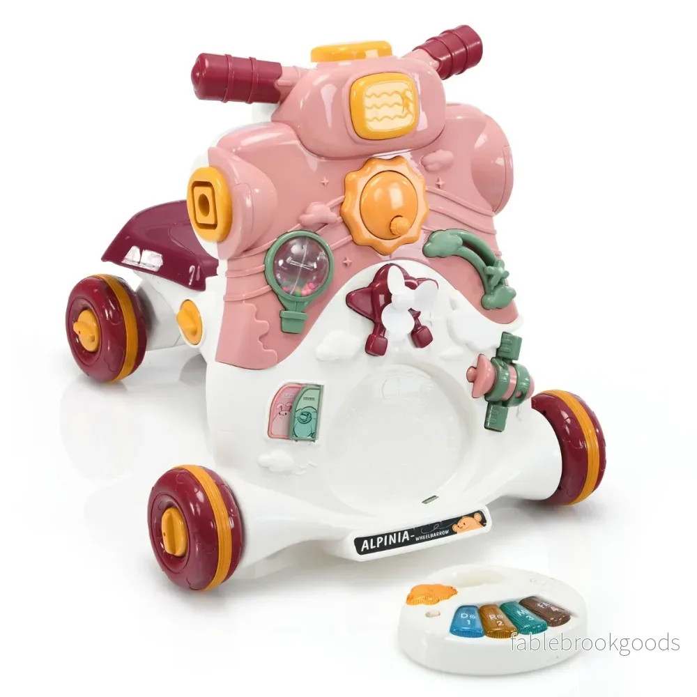 i – sittande stående rullator för bebisar Baby – 3 1 46 x 46 x 46 cm – Rosa - Bild 2