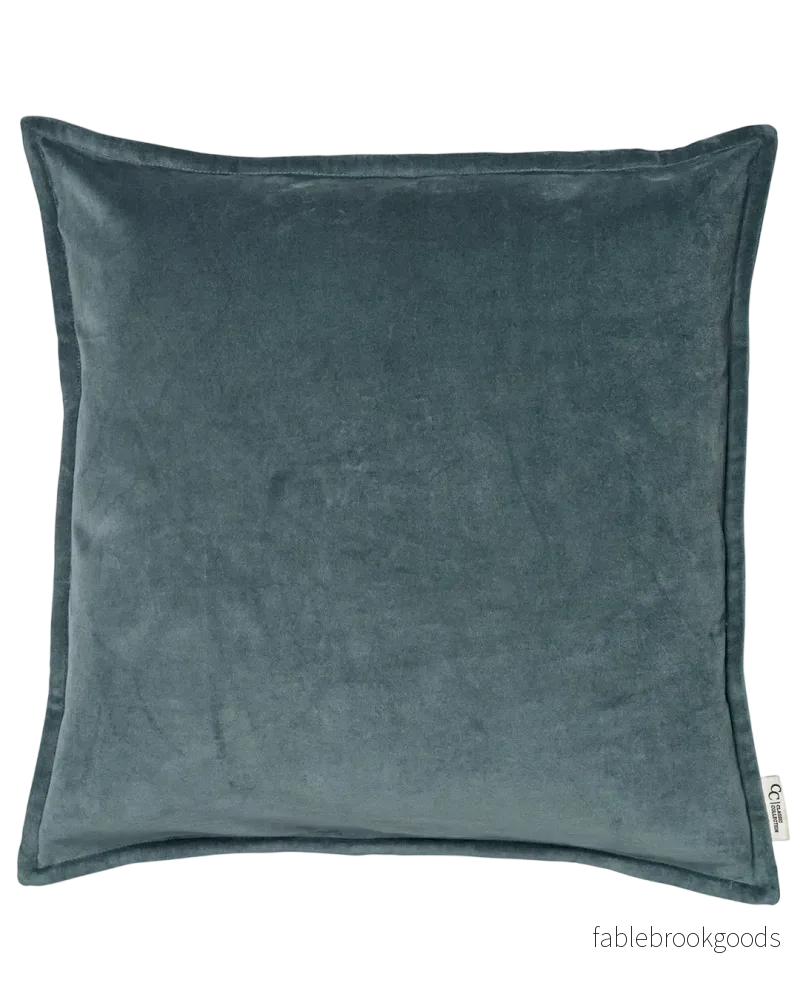 Kuddfodral Classic Velvet Teal