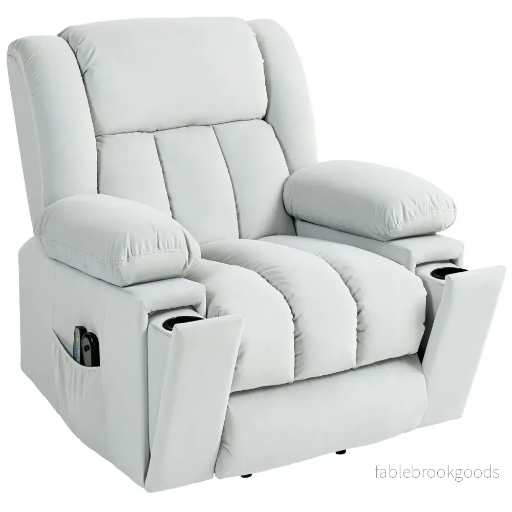 Elektrisk vilstol TV-stol med massage och värme, USB-portar Elektrisk vilstol TV-stol med massage och värme, USB-portar