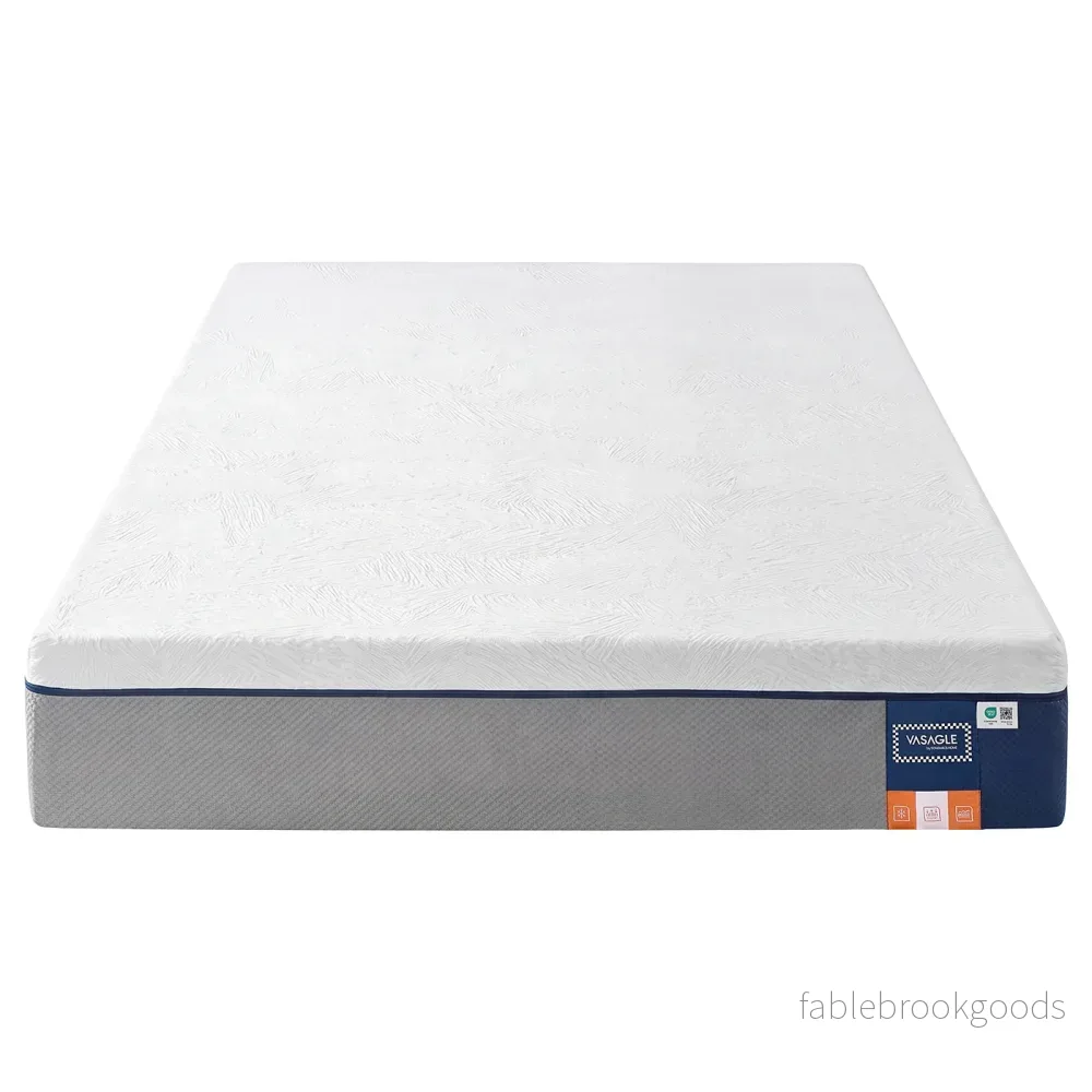 Matras - 140 x 200 x 25 cm - Gel Traagschuim - 7 Zones - Blauw - Bild 2