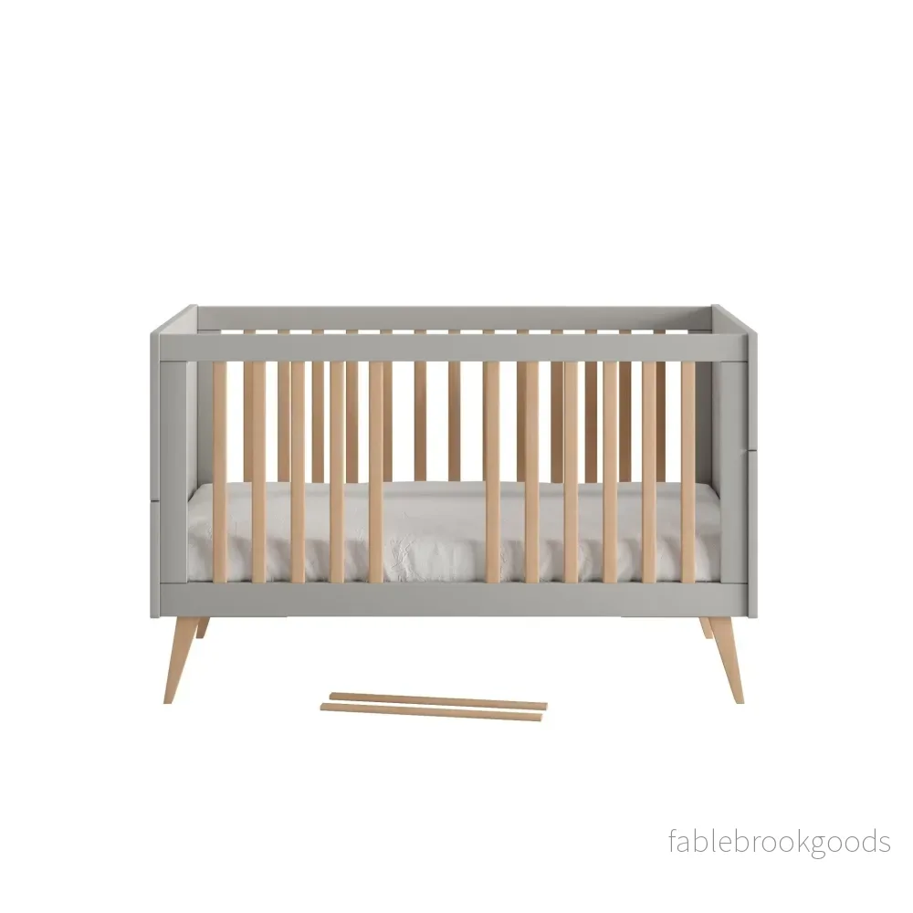 Sara Bed/Cot, 3 growing functions 140 x 70 cm Grey color Sara Bed/Cot, 3 growing functions 140 x 70 cm Grey color