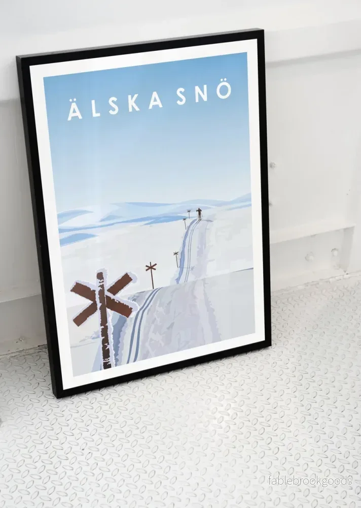 Älska Snö ledkryss poster - Bild 2