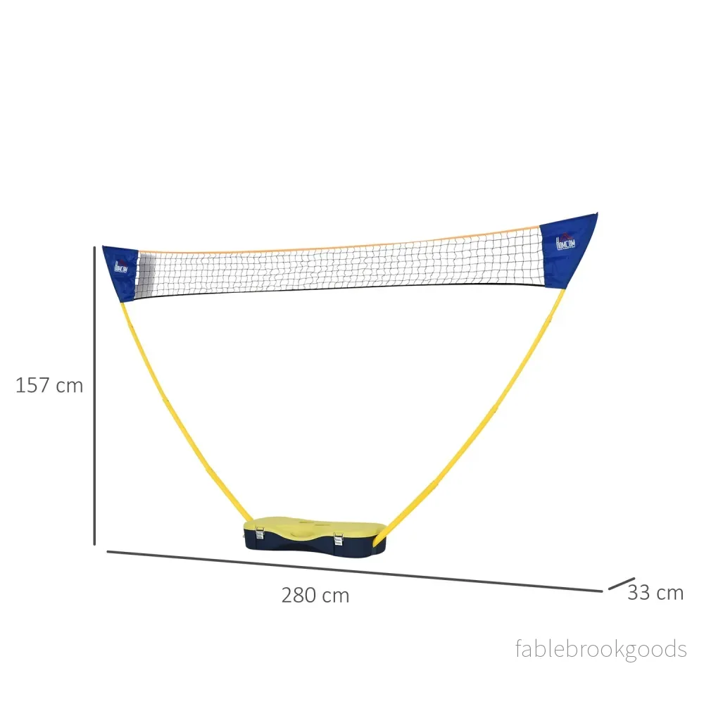 Bärbart badmintonnätset med 4 racketar, utomhusbruk - Bild 3