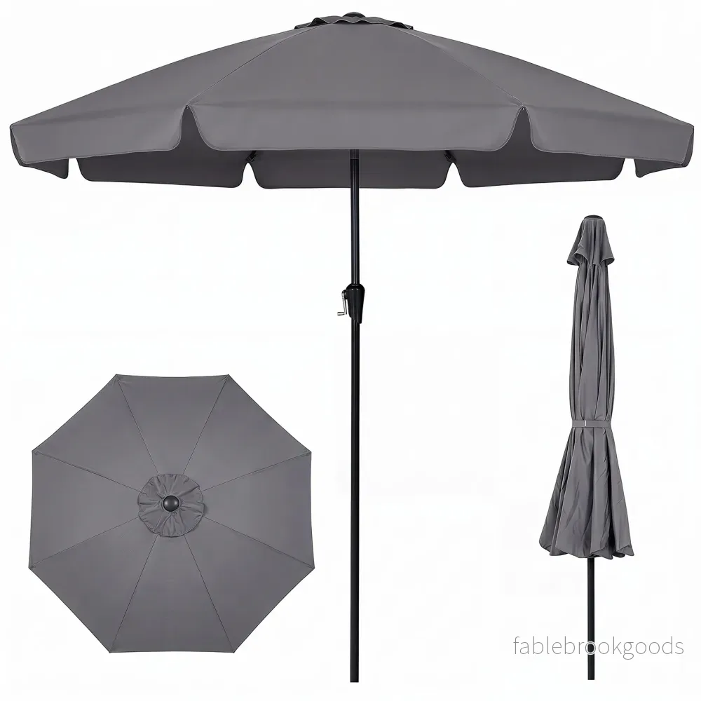 Parasoll – med vev och 30° vinkling – 286 cm