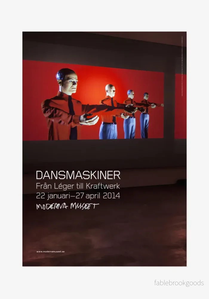 Poster, Kraftwerk, Dansmaskiner Poster, Kraftwerk, Dansmaskiner
