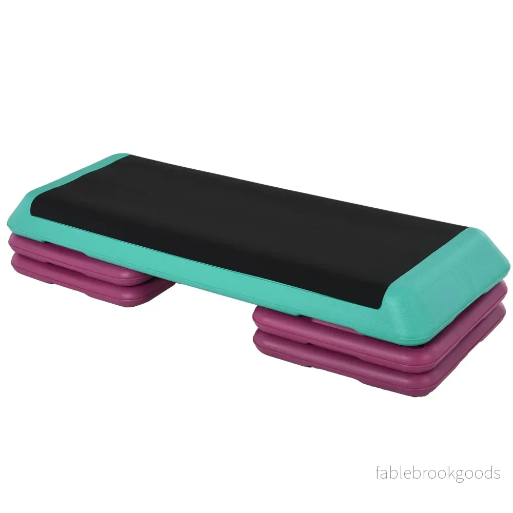 Justerbar Aerobic Stepper, Anti-Slip yta, 3 höjder
