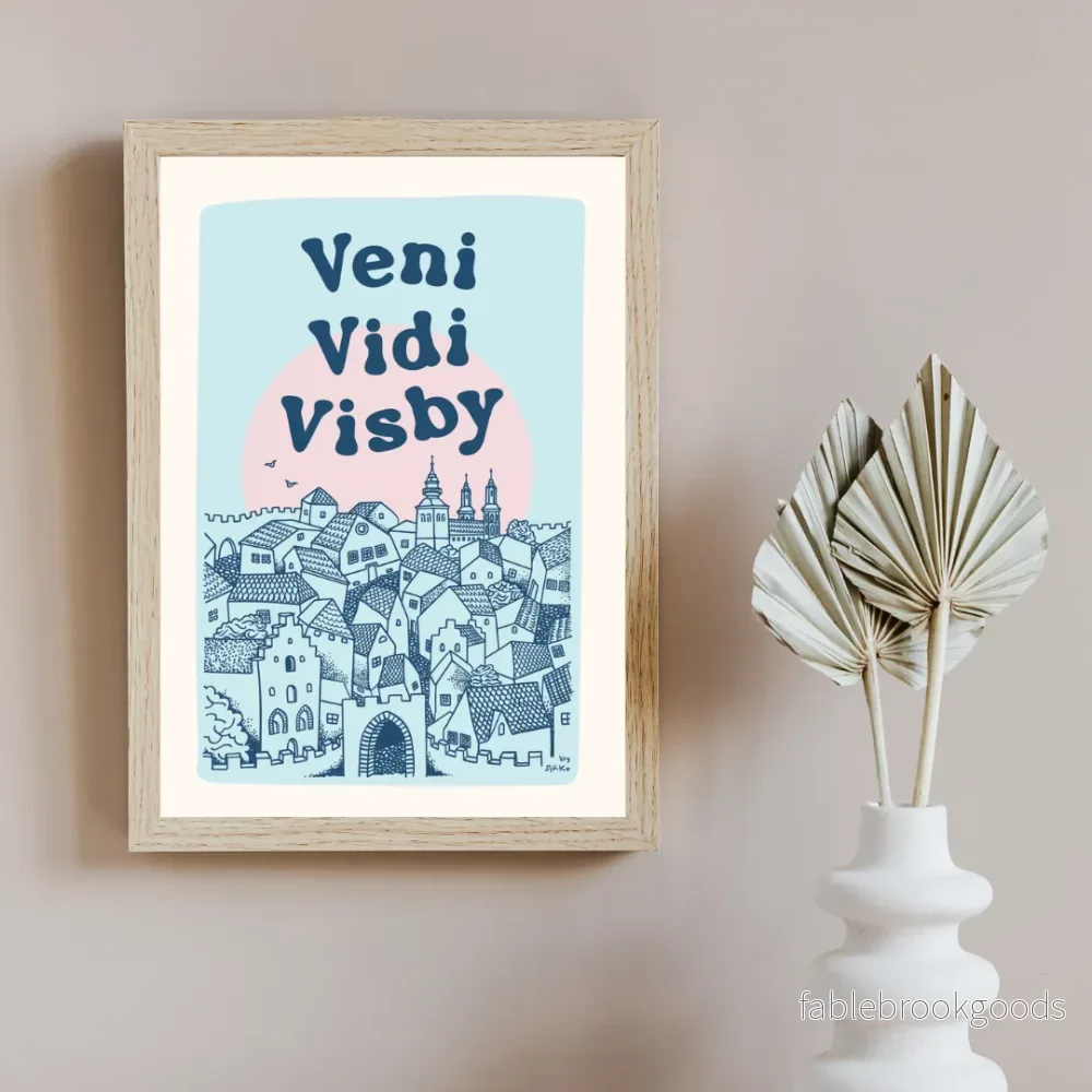 Veni Vidi Visby - Gotland poster - Bild 3