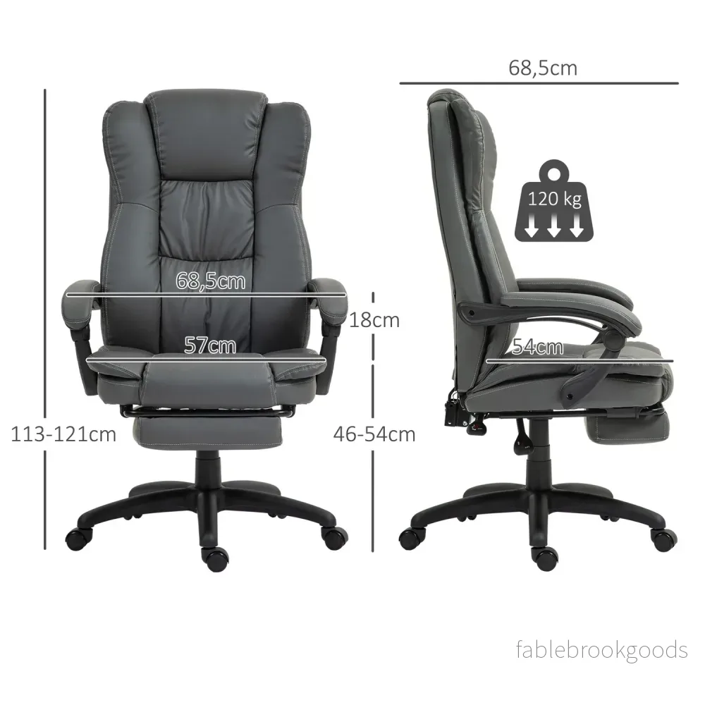 Ergonomisk kontorsstol med massage och vila - Bild 3